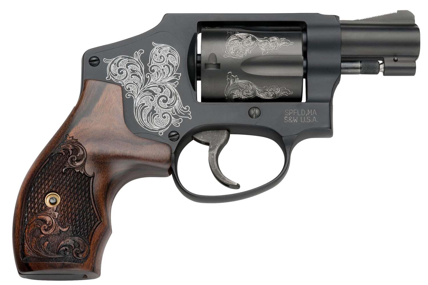 Smith & Wesson 150785 442 Machine Engraved38 Special 1.88