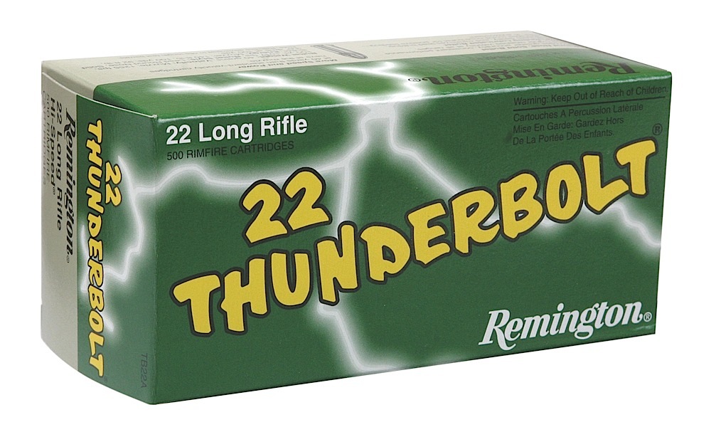 Remington Thunderbolt 22 LR 40gr Round Nose 500 Rd. Box-img-0
