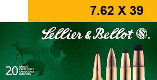 Sellier & Bellot 7.62x39 123gr Full Metal Jacket 20 Rd. Box-img-0