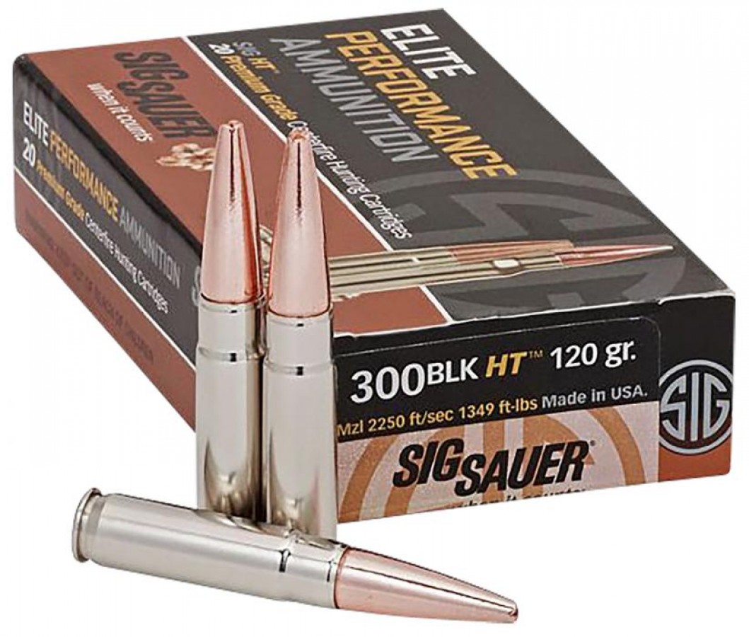 Sig Sauer Elite Copper 300 AAC Blackout 120gr Solid Copper Projectile Hollo-img-0