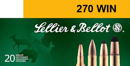 Sellier & Bellot 270 Winchester 150gr Soft Point 20 Rd. Box-img-0