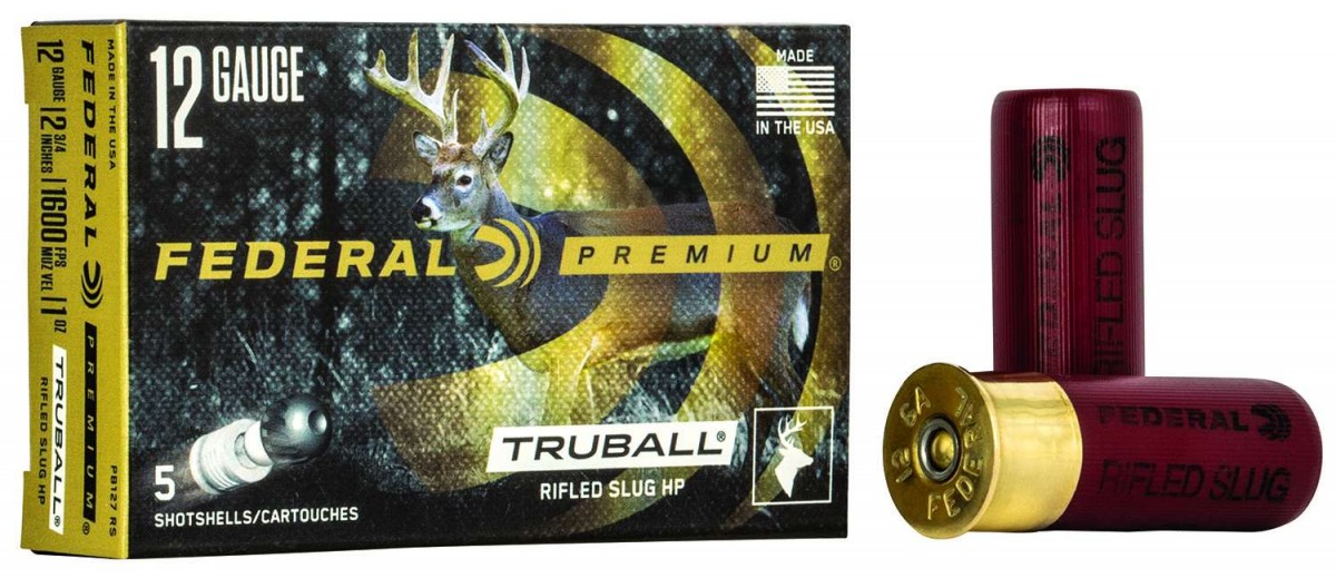 Federal Premium Vital-Shok TruBall 12ga 2-3/4" Rifled Slug 1oz. Slug Shot 1-img-0
