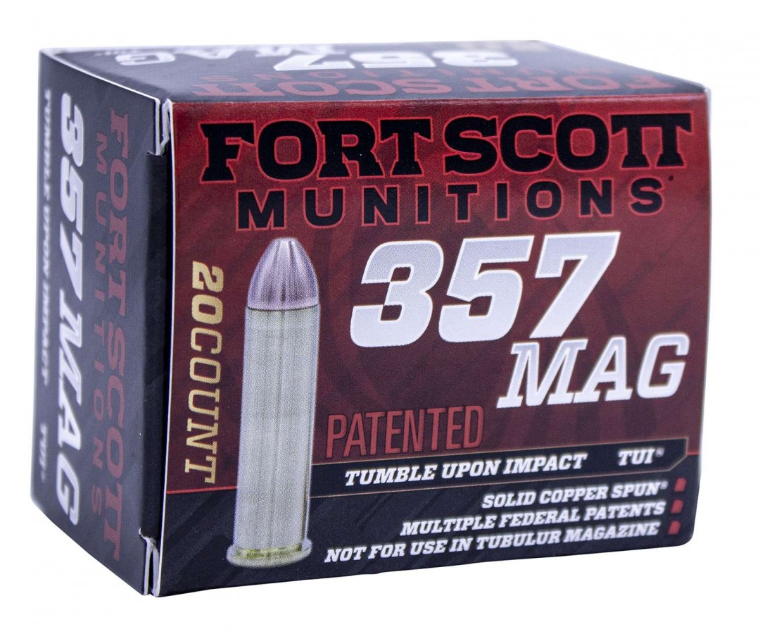 Fort Scott 357 Magnum 125gr Tumble Upon Impact  20 Rd. Box-img-0