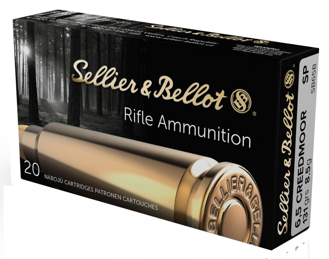 Sellier & Bellot Rifle 6.5 Creedmoor 131gr Soft Point 20 Rd. Box-img-0