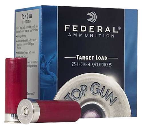 Federal TGL129 Top Gun 12 Gauge 2.75" 1 1/8 oz 1145 fps 9 Shot 25 Bx/10 Cs-img-0