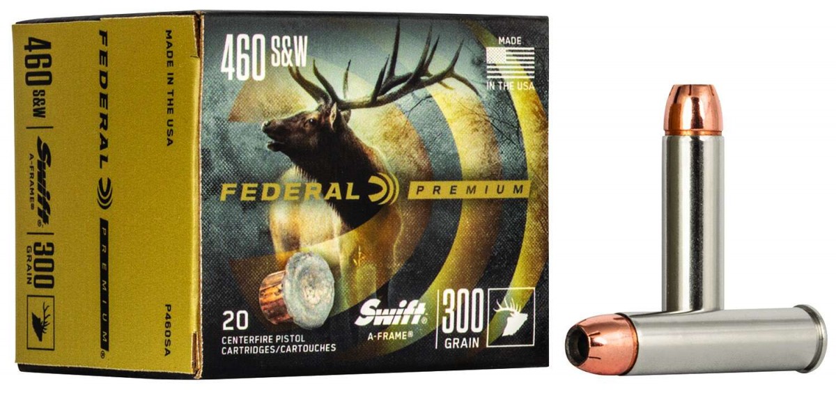 Federal Premium 460 S&W Mag 300gr Swift A-Frame 20 Rd. Box-img-0