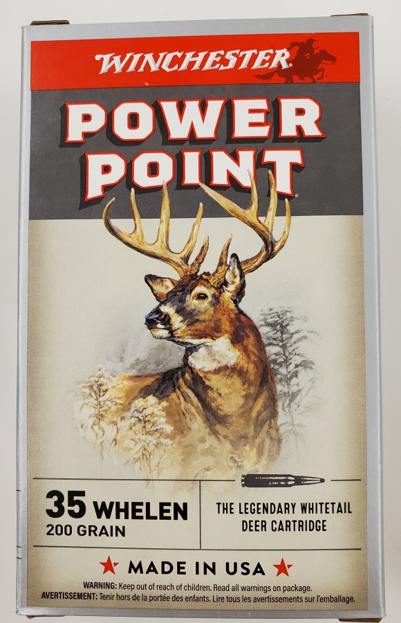 Winchester Power Point 35 Whelen 200gr Soft Point 20 Rd. Box-img-0