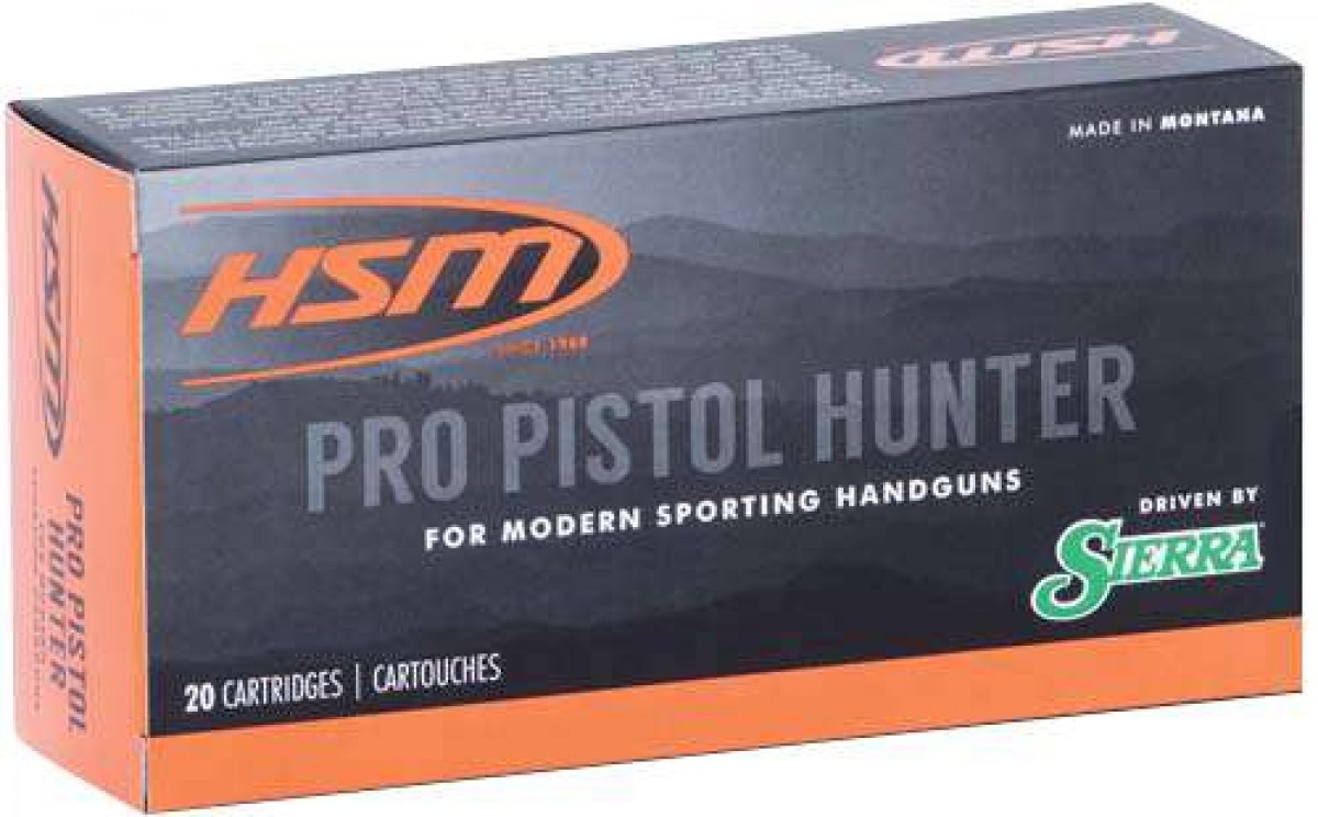 HSM Pro Pistol 460 S&W Magnum 300gr Jacketed Soft Point 20 Rd. Box-img-0