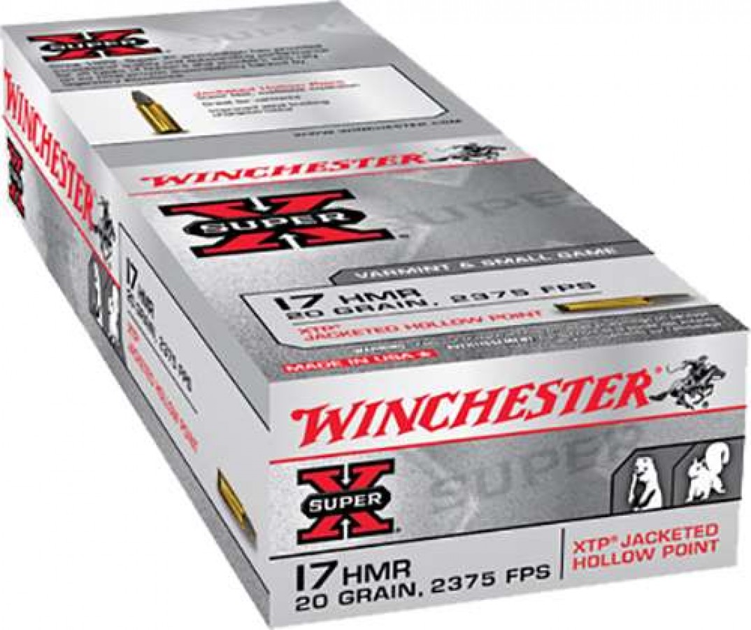 Winchester Super-X 17 HMR 20gr Jacketed Hollow Point 50 Rd. Box-img-0